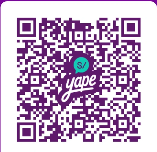 Código QR de Yape para aportar a la campaña de Iván Hurtado